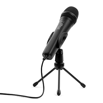 iRig Mic Studio コンデンサーマイク ヘッドフォンジャックもある超コンパクトなコンデンサー・マイク